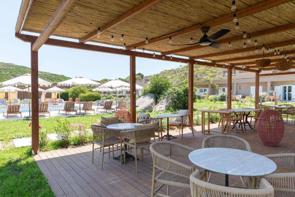 Ristorante gourmet del resort Santa Teresa Gallura con show cooking