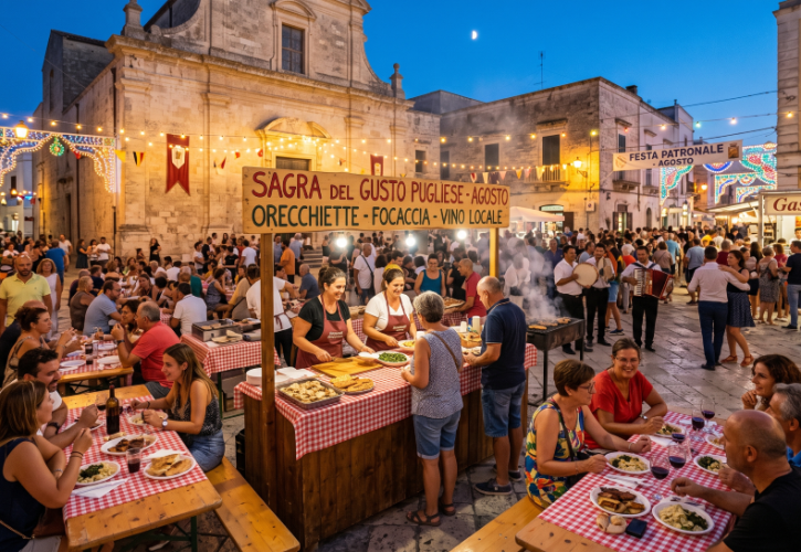Sagre in Puglia ad agosto: il viaggio più autentico tra sapori, musica e tradizioni